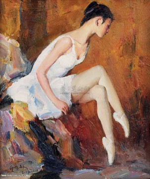 Dancing Ballet Painting - nude Ballet 95